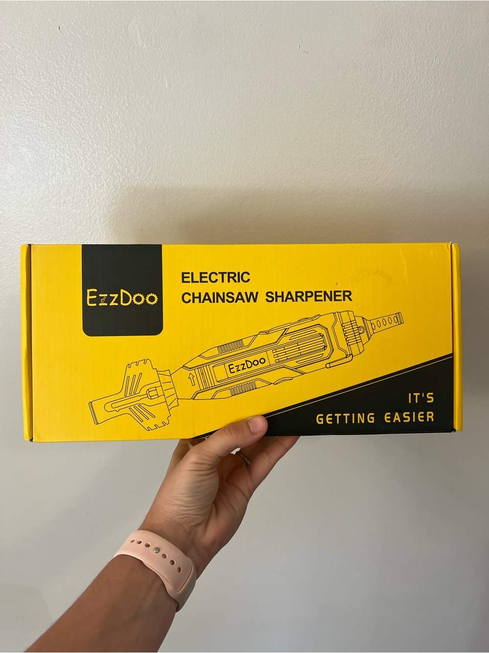 Electric Chainsaw Sharpener Kit with 6 Titanium-Coated Diamond Bits